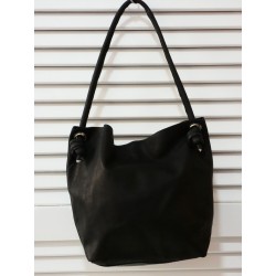 Bolso piel "Hobo" Ante/Napa...