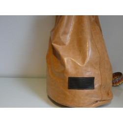 PETATE SACO PIEL CAMEL XL