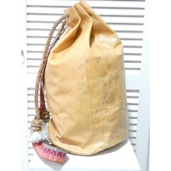 Camel duffel bag