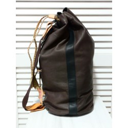 Dark brown/Black duffel bag