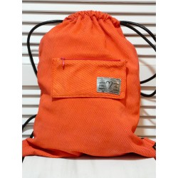 Leather Backpack Orange
